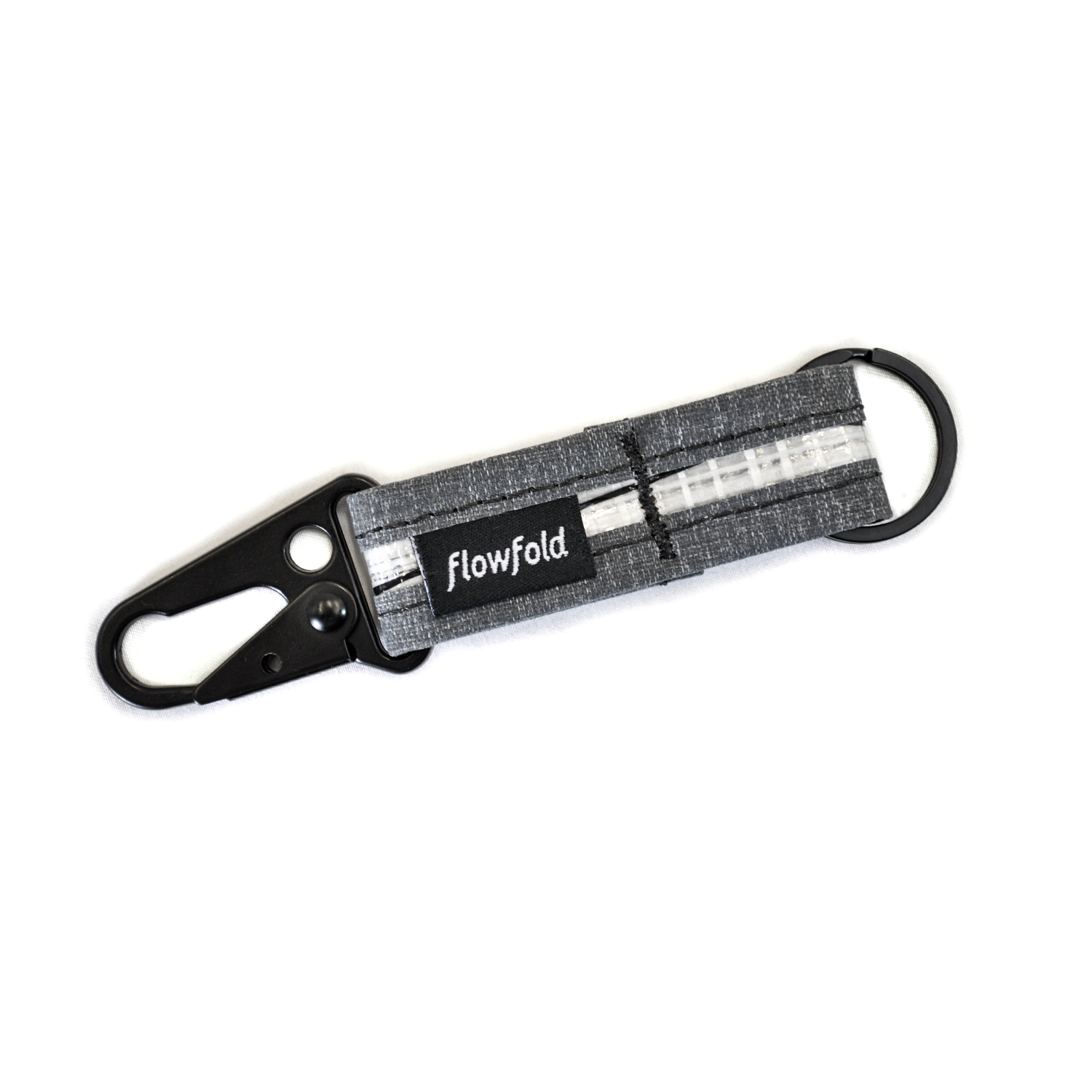 Flowfold Snap Hook Recycled Sailcloth Keychain
