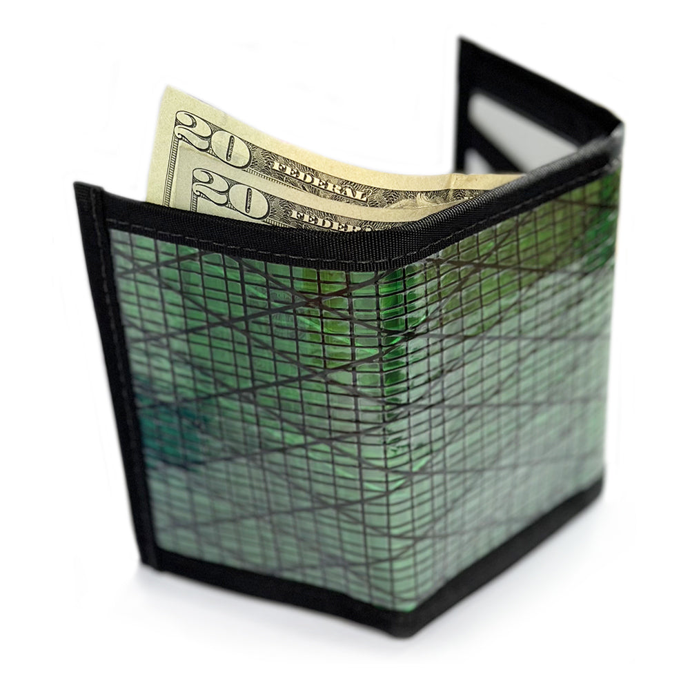 Lavie Papel Fuchsia Paneled Tri-Fold Wallet