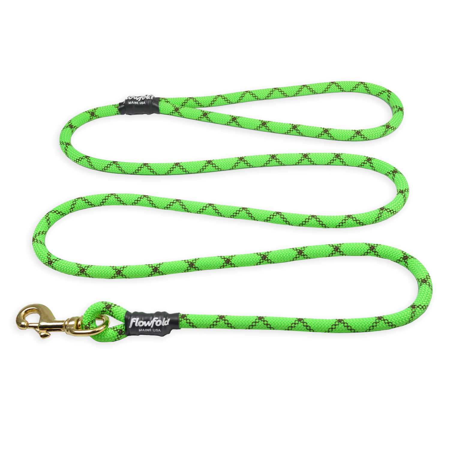 Flowfold Recycled Climbing Rope Dog Leash 6-Foot