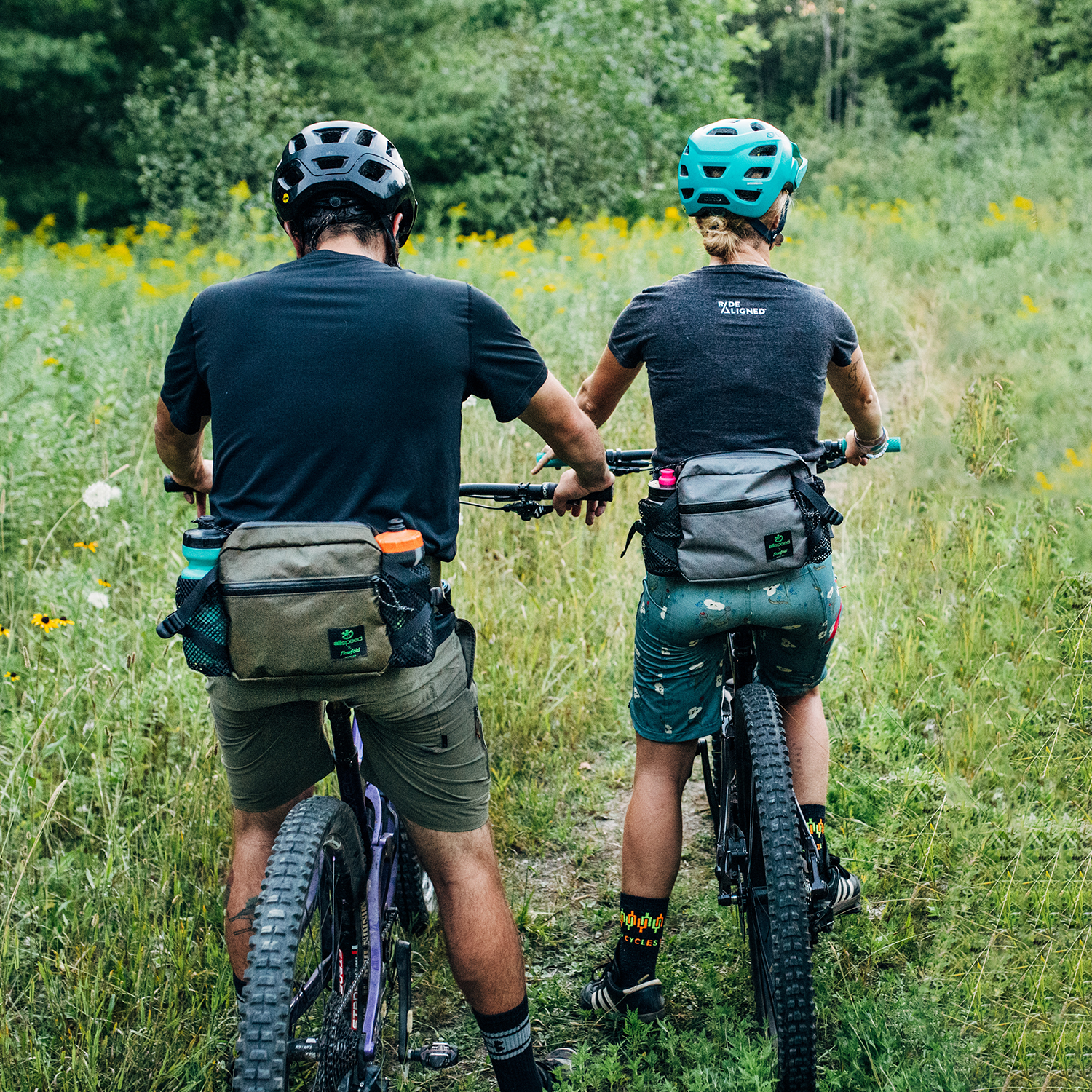 Bike messenger hip outlet bag