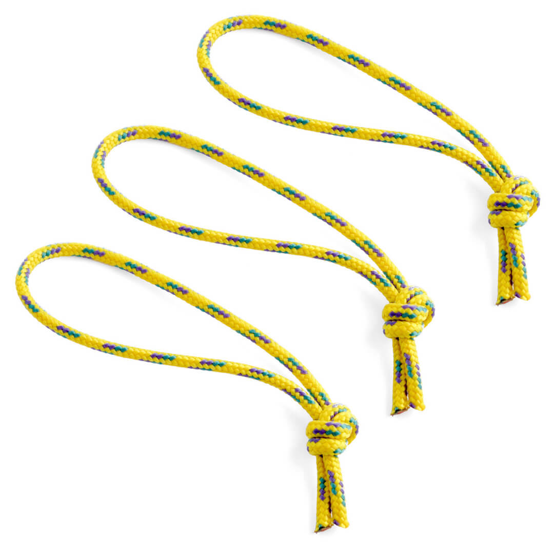 4pcs Premium Nylon Zipper Pulls Cord Rope End Colorful Zipper