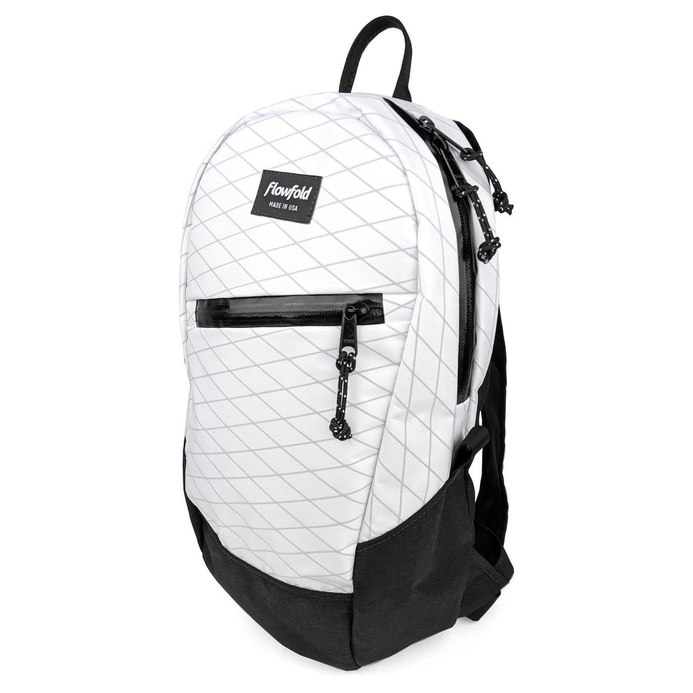 Farfi Drawstring Backpack Folding Waterproof Lightweight Easy to Clean  Hanging Storage Bag Outdoor Bag (White) 