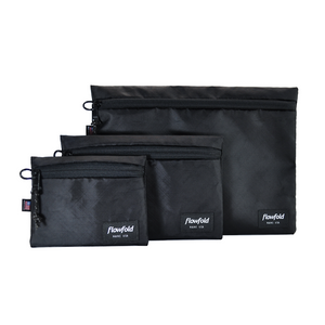 Flowfold Expedition Briefcase, EcoPak: Recycled Jet Black