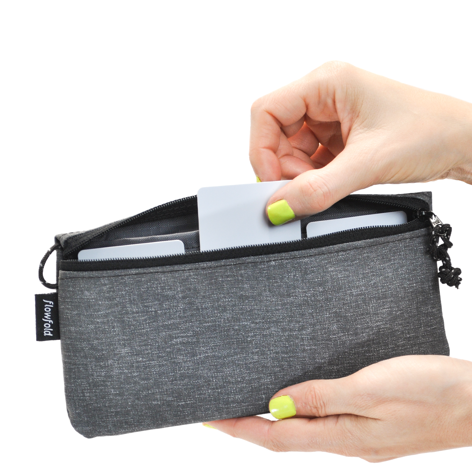 Flowfold Essentialist Zippered Mini Pouch Wallet