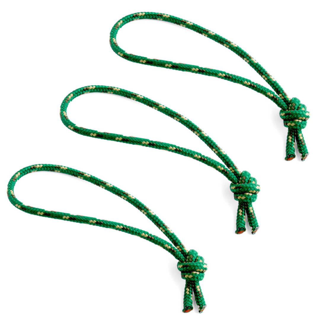  Zipper Pull - Luminous Green Loop - 3 Pack : Sports & Outdoors